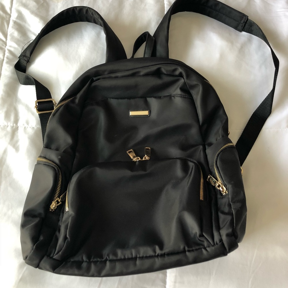 Black minimalist Backpack